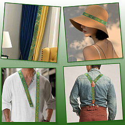 Ethnic Style Polyester Ribbon&nbsp;DIY-WH20048-087B