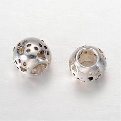 Rondelle Tibetan Style Alloy European Large Hole Beads&nbsp;MPDL-F017-11