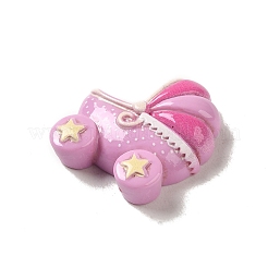 赤ちゃんテーマの不透明樹脂デコデンカボション  ベビーカー  27x25x8mm&nbsp;CRES-L043-B01