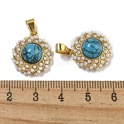 Synthetic Turquoise Pendants&nbsp;STAS-U024-16G-03