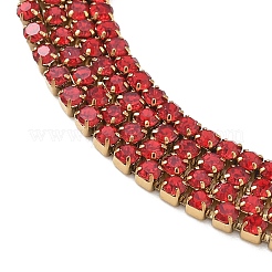 304 Stainless Steel Rhinestone Cup Chain Multi-strand Bracelets for Women&nbsp;BJEW-P376-01G-02A