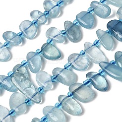 Natural Aquamarine Beads Strands&nbsp;G-P604-A23-01