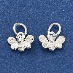 925 Sterling Silver Bees Charms&nbsp;STER-P071-03S