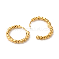 Brass Hoop Earrings&nbsp;EJEW-M261-01G-04-1
