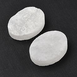 天然水晶カボション  水晶  オーバル  35~35.5x25~25.5x8.5~10.5mm&nbsp;G-K338-38C-03