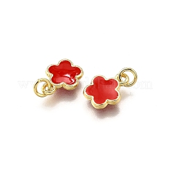 Brass Enamel Charms&nbsp;KK-C106-03G