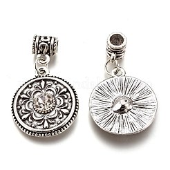 Alloy Rhinestone European Dangle Charms&nbsp;ALRI-F072-01AS-RS