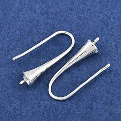 Rack Plating Brass Earring Hooks&nbsp;KK-CBAA482-01S