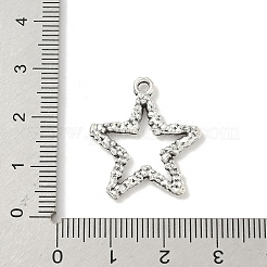 合金のチベット風チャーム  星形  カドミウムフリー＆鉛フリー  アンティークシルバー  24x21.5x2mm  穴：1.6mm  699個/ 1000g&nbsp;FIND-B050-31AS