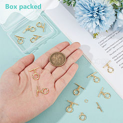 12Pcs Brass Toggle Clasps&nbsp;KK-BC0015-43G