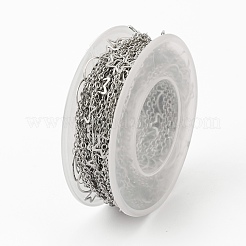 Tarnish Resistant 304 Stainless Steel Cable Chains&nbsp;CHS-F015-16P