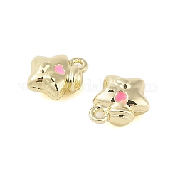 Rack Plating Alloy Enamel Charms&nbsp;FIND-B037-05G-01