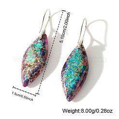 Bohemian Style 304 Stainless Steel Emperor Stone Dangle Earrings&nbsp;SL3554-1