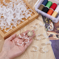 Plastic Bobbin Core Clip&nbsp;FIND-WH0521-203