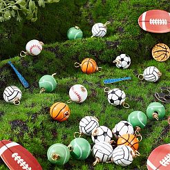 32Pcs 2 Style Natural Wood Pendants & Connector Charms&nbsp;FIND-CA0005-91