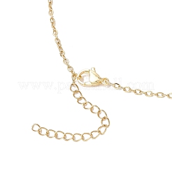 304 Stainless Steel Empty Macrame Pouch Star Moon Pendant Cable Chain Necklaces&nbsp;NJEW-JN05282-02