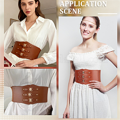 1Pc Imitation Leather Elastic Waist Belts for Women&nbsp;AJEW-CL0002-92A