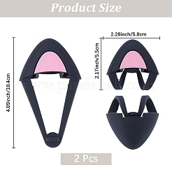 1 Pair Silicone Cat Ear Headphones Decorations&nbsp;DIY-CP0013-62B