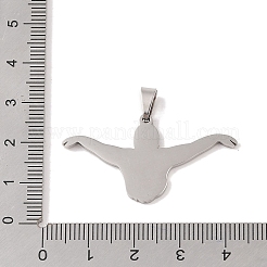 Non-Tarnish 201 Stainless Steel Pendants&nbsp;STAS-A094-05C-P