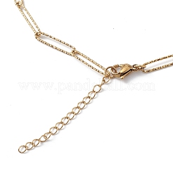 Ion Plating(IP) 304 Stainless Steel Paperclip Chain Necklace for Men Women&nbsp;STAS-B039-01G