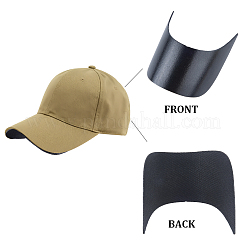 10Pcs PE Plastic Hat Brim Board for Peaked Cap&nbsp;DIY-CP0013-58B