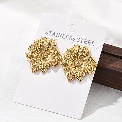 304 Stainless Steel Studs Earrings for Women&nbsp;EJEW-K306-29G