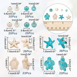 8 Styles Synthetic Turquoise Gemstone Beads&nbsp;TURQ-AR0001-32