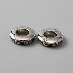Alloy Grommet Eyelet Findings&nbsp;FIND-WH0145-25A-P