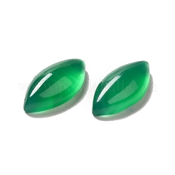 Dyed & Heated Natural Green Onyx Agate Cabochons&nbsp;G-G975-02