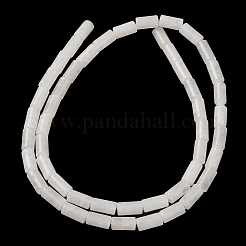 Natural White Jade Beads Strands&nbsp;G-B091-A18-01