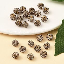 Polymer Clay Rhinestone Beads&nbsp;RB-H284-6MM-246