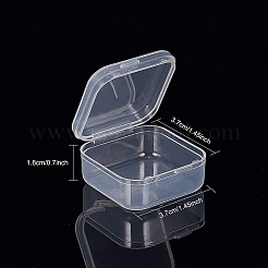 Transparent Plastic Bead Containers&nbsp;CON-BC0004-54