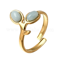 304 Stainless Steel Cuff Open Rings&nbsp;RJEW-F213-04G-09