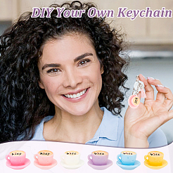 High Tea Theme Resin Keychain Making Kits&nbsp;DIY-CA0005-19A