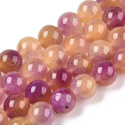 Dyed Natural White Jade Beads Strands&nbsp;G-T138-10mm-210-28