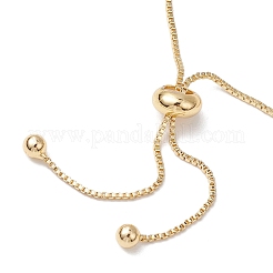 Religion Brass Box Chain Slider Bracelets&nbsp;BJEW-JB10463