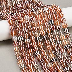 Natural Tibetan Agate Striped Beads Strands&nbsp;G-NH0037-B02-02A