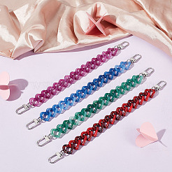 8Pcs 4 Colors Acrylic Boot Strap Chains&nbsp;FIND-GO00004
