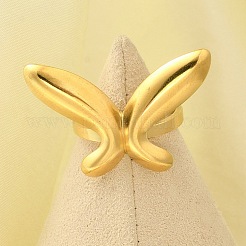 304 Stainless Steel Open Cuff for Women&nbsp;LS-RJEW-B109-02G-04