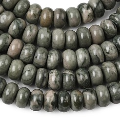 Natural Green Wood Lace Stone Wooden Jasper Beads Strands&nbsp;G-A280-A29-01