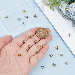 20Pcs 2 Colors Stainless Steel Tube Bails&nbsp;FIND-UN0016-15