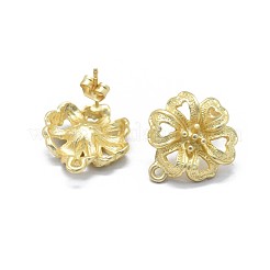 Alloy Stud Earring Findings&nbsp;X-PALLOY-F255-35MG