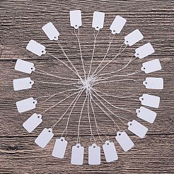 White Rectangle Jewelry Price Tags&nbsp;X-TOOL-C003-02