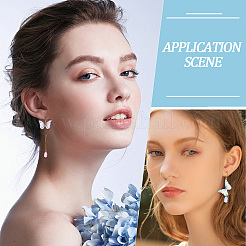 10Pair Brass Dangle Earring&nbsp;EJEW-SC00004