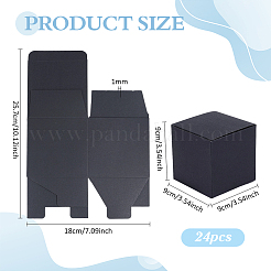 24Pcs Folding Paper Jewelry Packing Boxes&nbsp;CON-PH0003-71A-01