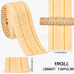 1Pc PVC Foam 3D Self-Adhesive Waterproof Wallpaper Border&nbsp;PAAG-CP0001-01F