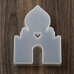 デコレーション DIY シリコン型  レジン型  UVレジン用  エポキシ樹脂工芸品作り  城  130x103x26mm  内径：82x97mm&nbsp;DIY-K077-01E