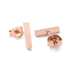 Cuboid 304 Stainless Steel Stud Crawler Earrings&nbsp;EJEW-O052-45
