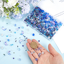 Mixed Styles Transparent Glass Beads&nbsp;GLAA-SC0002-17D