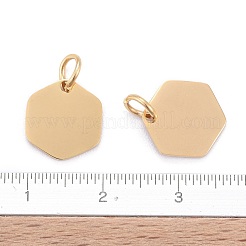 201 Stainless Steel Charms&nbsp;STAS-S105-T626-2